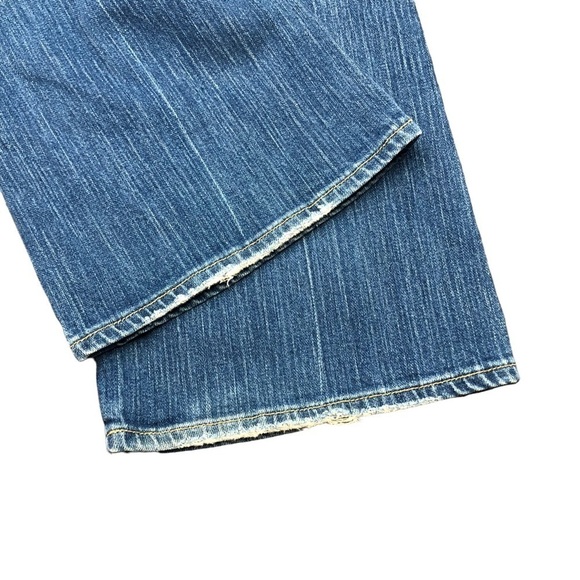 VINTAGE GAP Original Flare jeans medium wash whiskering size 6 - Picture 4 of 6